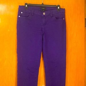 *Celebrity Pink* Purple stretchy skinny jeans